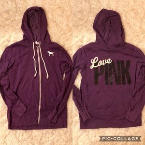 PINK purple hoodie
